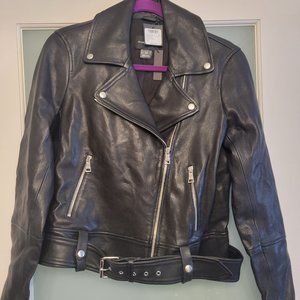 Club Monaco leather jacket